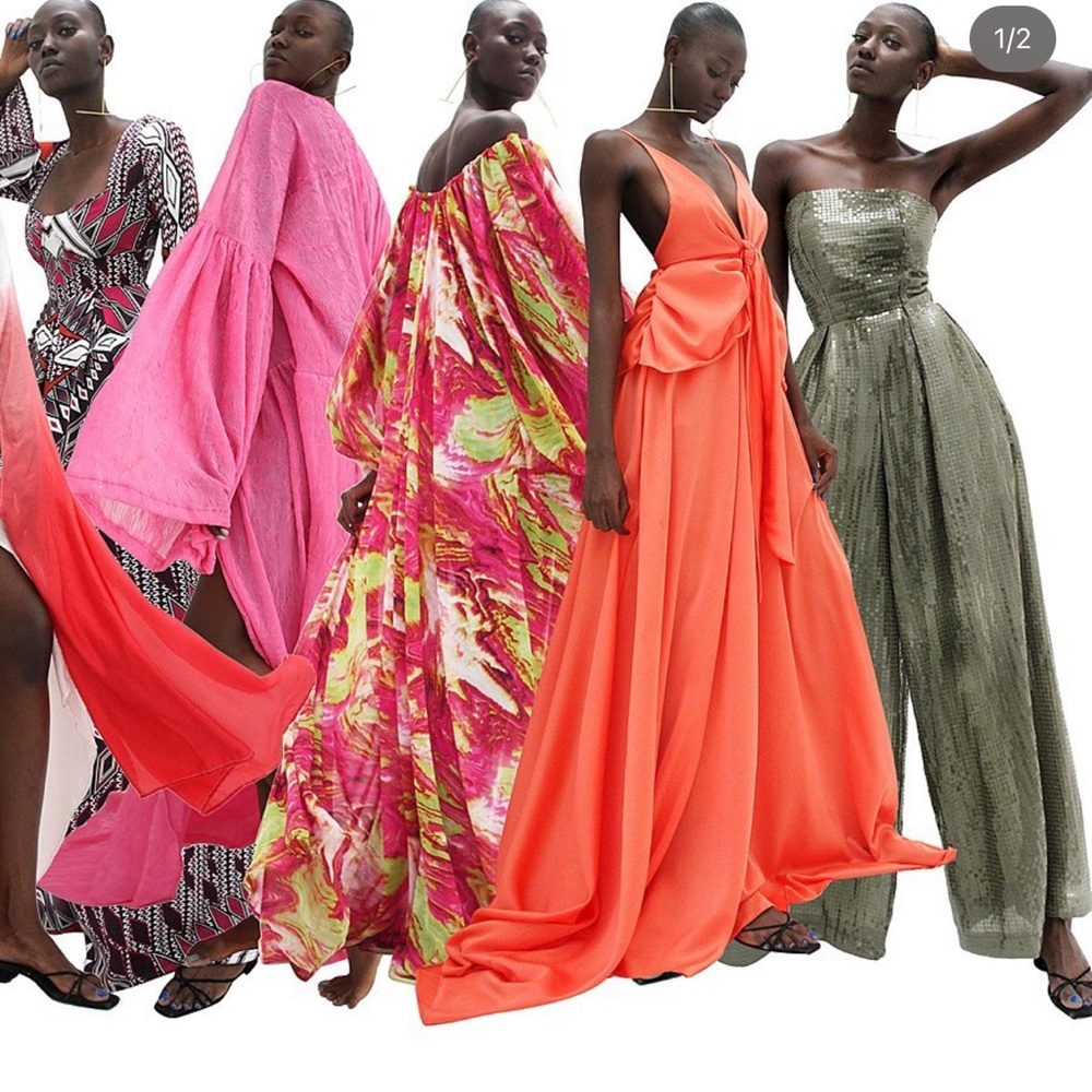 Tongoro Studio long sleeve Floor Length Dress